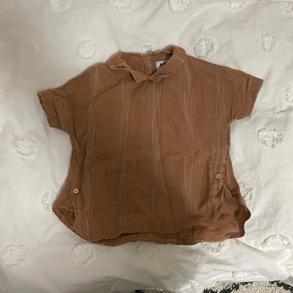 Noma Terracotta boys shirt dressy boho